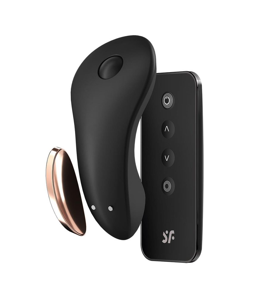 Stymulator łechtaczki Satisfyer Little Secret do majtek czarny