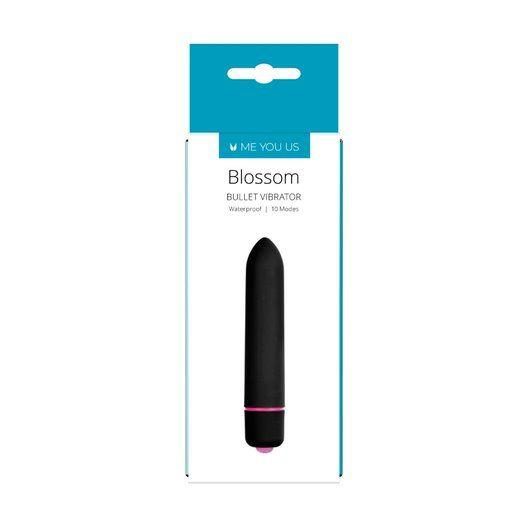 Wibrator pociskowy Me You Us Blossom czarny 9,5 cm