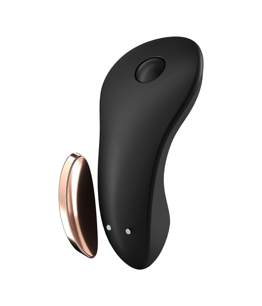 Stymulator łechtaczki Satisfyer Little Secret do majtek czarny