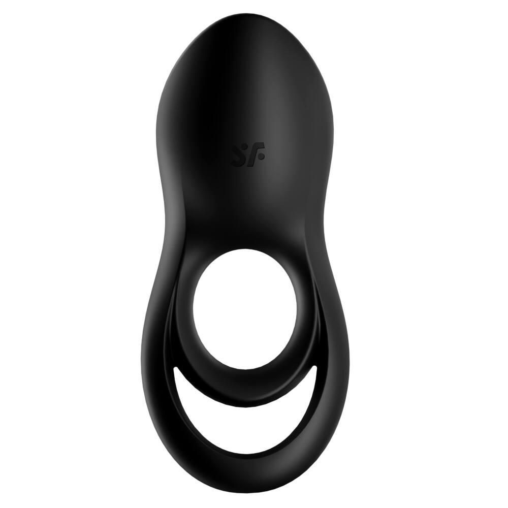 Pierścień wibrujący podwójny Satisfyer Legendary Duo czarny silikonowy
