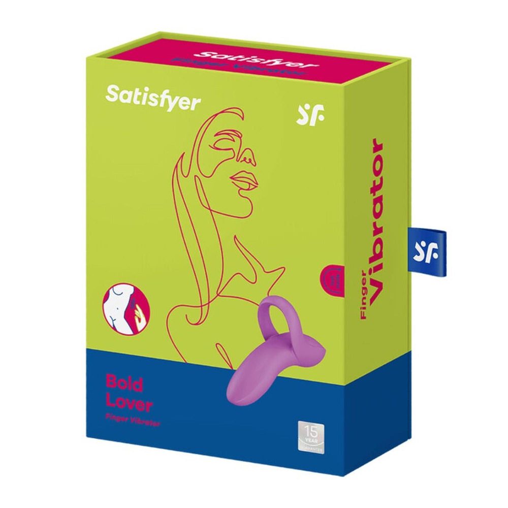 Wibrator na palec silikonowy Satisfyer Bold Lover ciemnróżowy