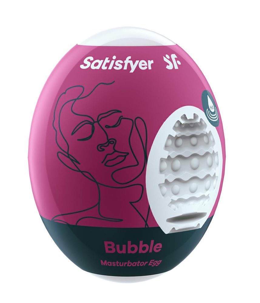 Masturbator jajko Satisfyer EGGCITED fioletowy biały