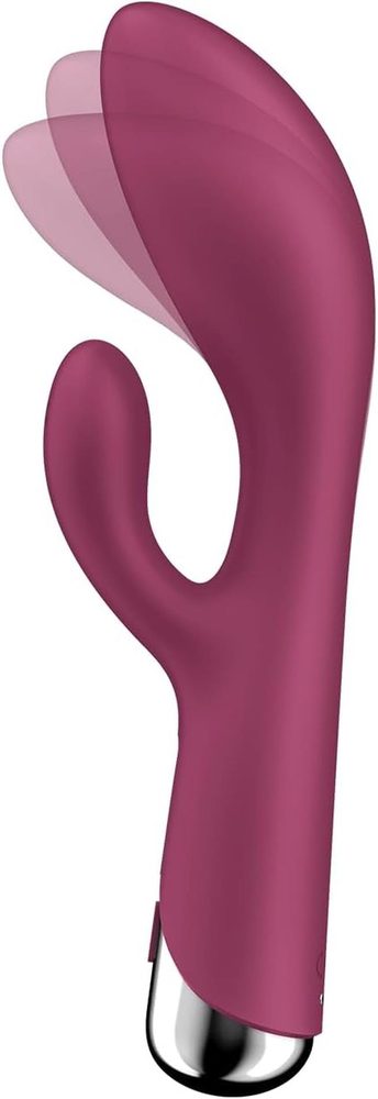 Wibrator króliczek z rotacją Satisfyer Spinning Rabbit 1 czerwony USB