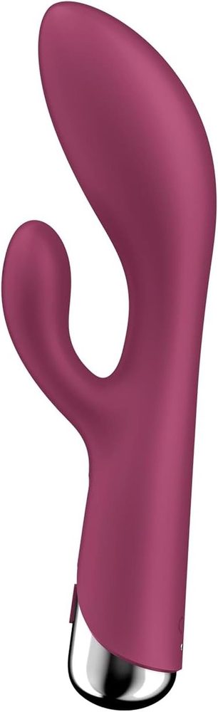 Wibrator króliczek z rotacją Satisfyer Spinning Rabbit 1 czerwony USB