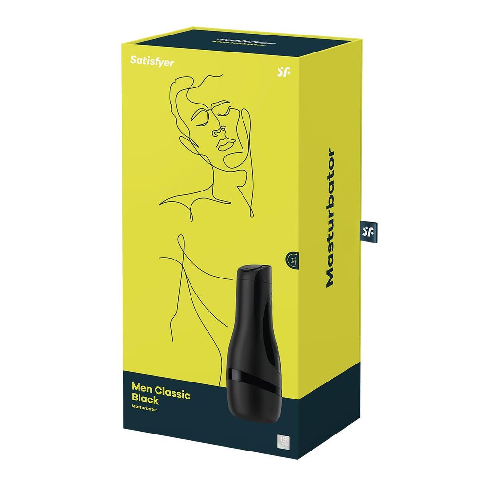 Masturbator Satisfyer Men Classic czarny 26 cm