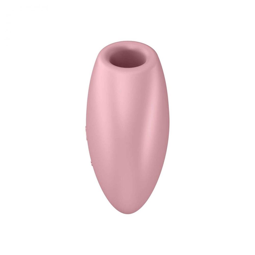 Stymulator łechtaczki Satisfyer Cutie Heart jasnoczerwony silikonowy USB