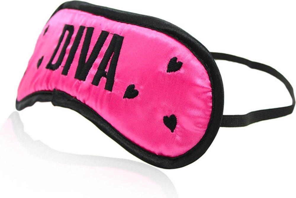 Delikatna maska na oczy Fetish Fever Diva różowa