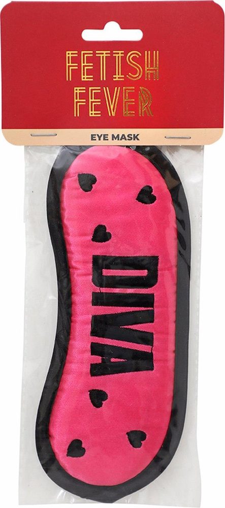 Delikatna maska na oczy Fetish Fever Diva różowa