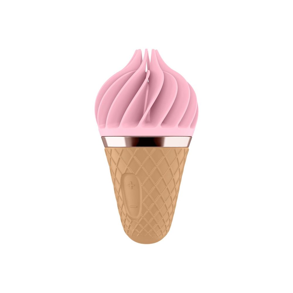 Stymulator łechtaczki silikonowy Satisfyer Sweet Temptation różowy brązowy