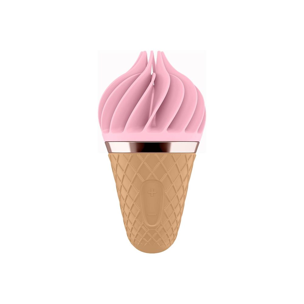 Stymulator łechtaczki silikonowy Satisfyer Sweet Temptation różowy brązowy