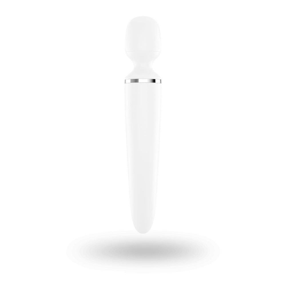 Wibrator Satisfyer Wand-er Woman (Biały/Chrom)