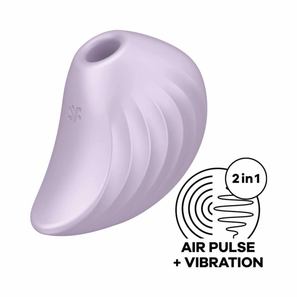 Stymulator łechtaczki Satisfyer Pearl Diver niebieski 9 cm USB