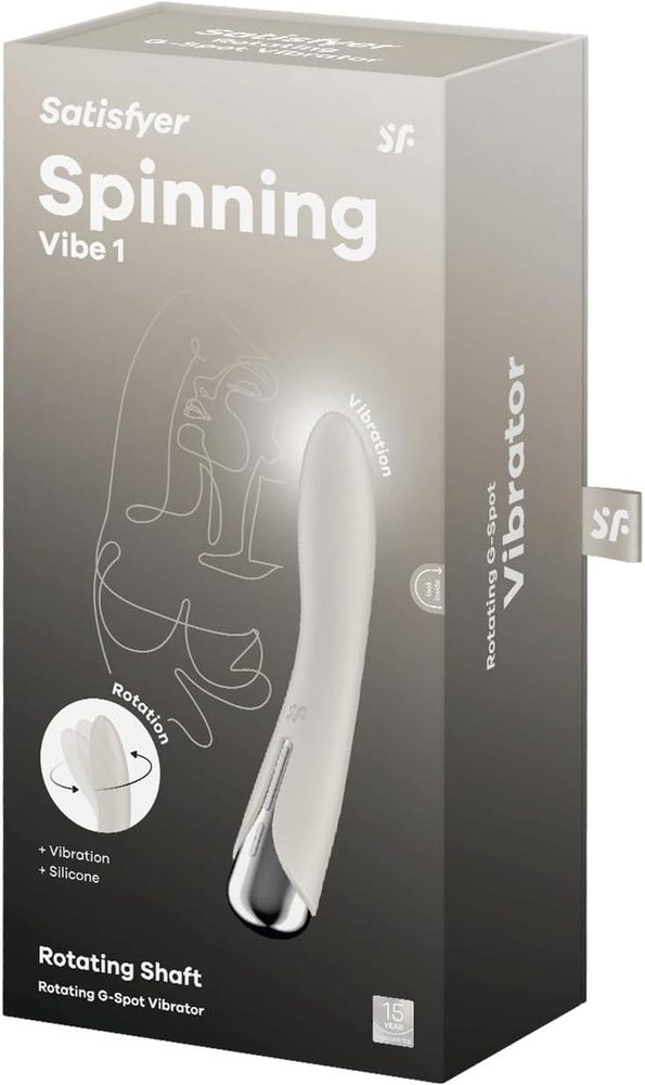 Wibrator obrotowy Satisfyer Spinning Vibe 1 beżowy USB