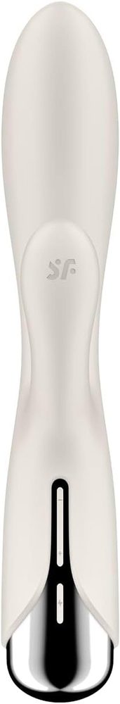 Wibrator króliczek obrotowy Satisfyer Spinning Rabbit 1 beżowy USB