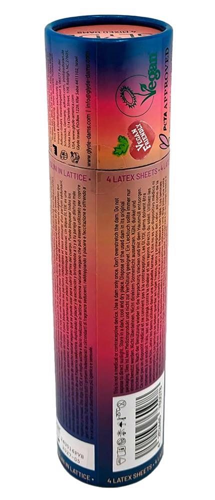 Chusteczki lateksowe GLYDE Mix 4 smaki