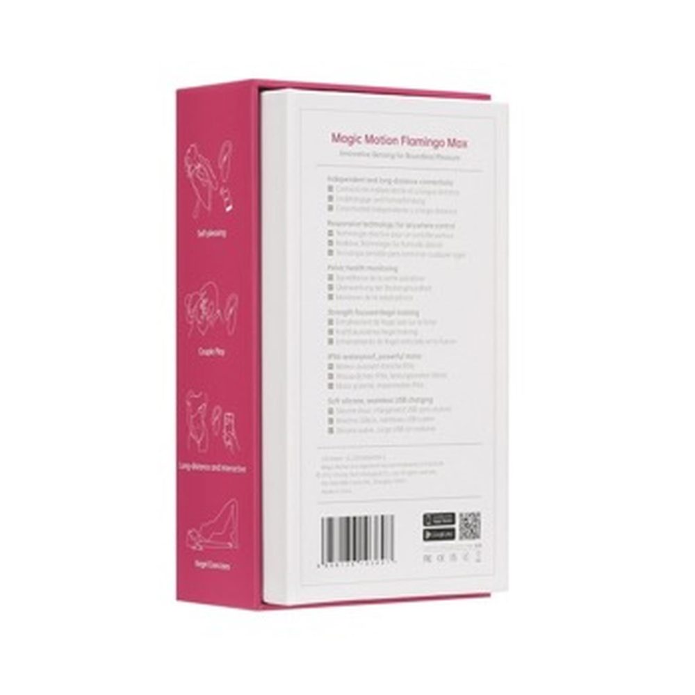 Wibrator bullet Magic Motion Flamingo Max różowy z aplikacją