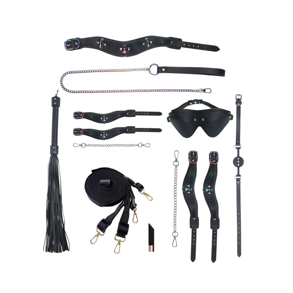Zestaw BDSM Venice Collection z torbą Ouch! czarny